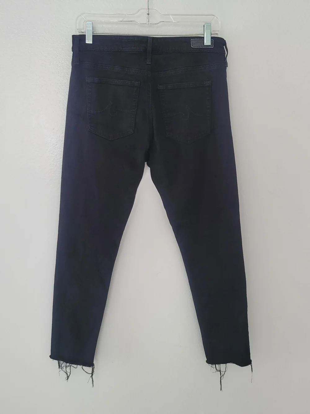 AG Farrah Women's Black Skinny Ankle Jeans - Classic Black Size 29R